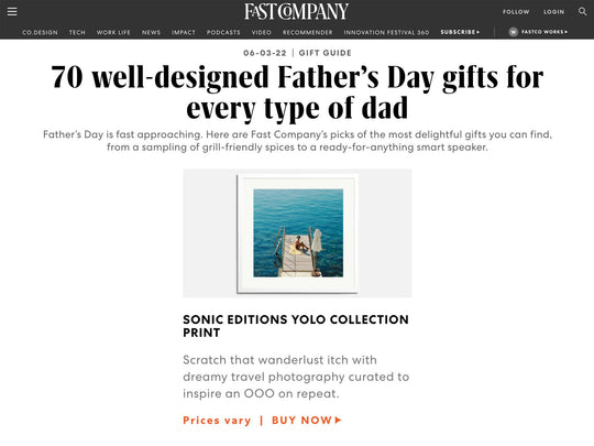 Fast Company: Well Designed Father's Day Gifts for Every Type of Dad