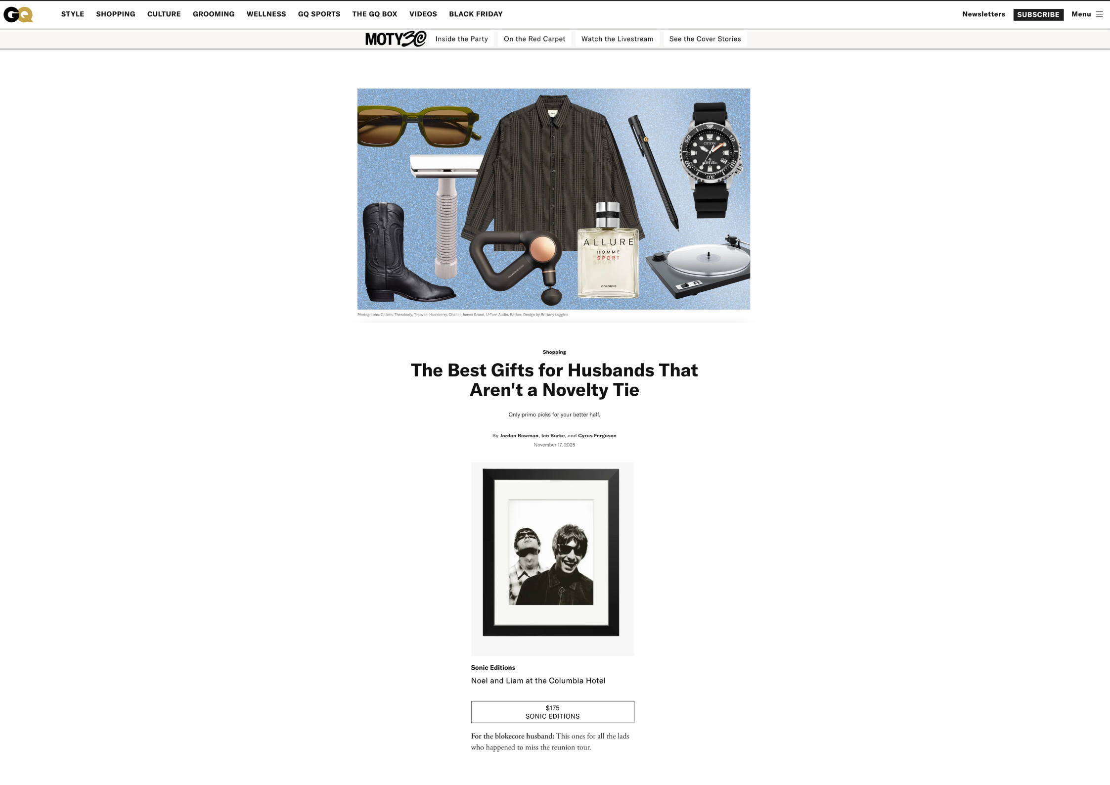 GQ: The Best Gifts for Husbands That Aren't a Novelty Tie