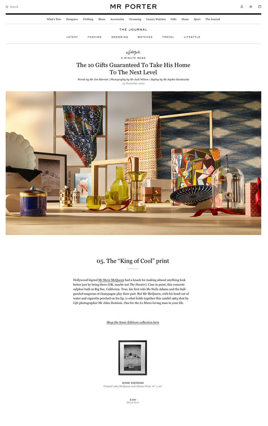 Mr Porter: Gifts Guaranteed to Take His Home to the Next Level