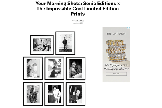 GQ: Your Morning Shots Sonic Editions X-The Impossible Cool Limited Edition Prints