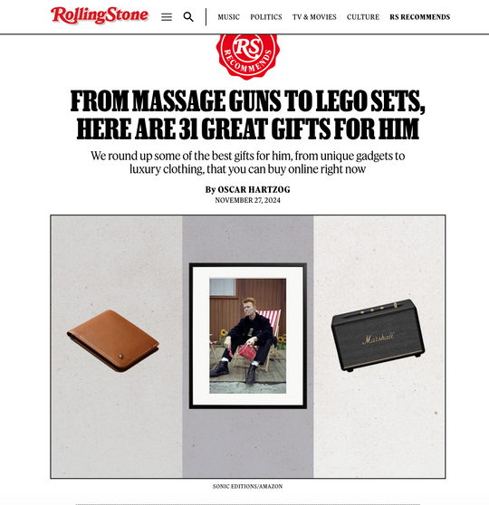 Rolling Stone: From Massage Guns to Lego Sets Here are 31 Great Gifts for Him