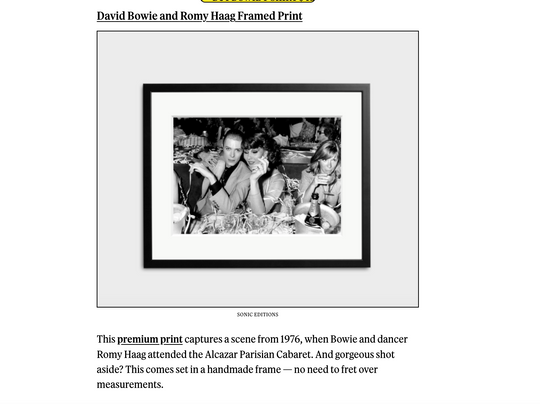 Rolling Stone: Let's Shop the Best Gift Ideas Any David Bowie Superfan Will Appreciate Yourself Included