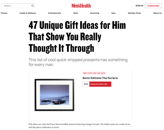 Men's Health: 47 Unique Gift Ideas for Him