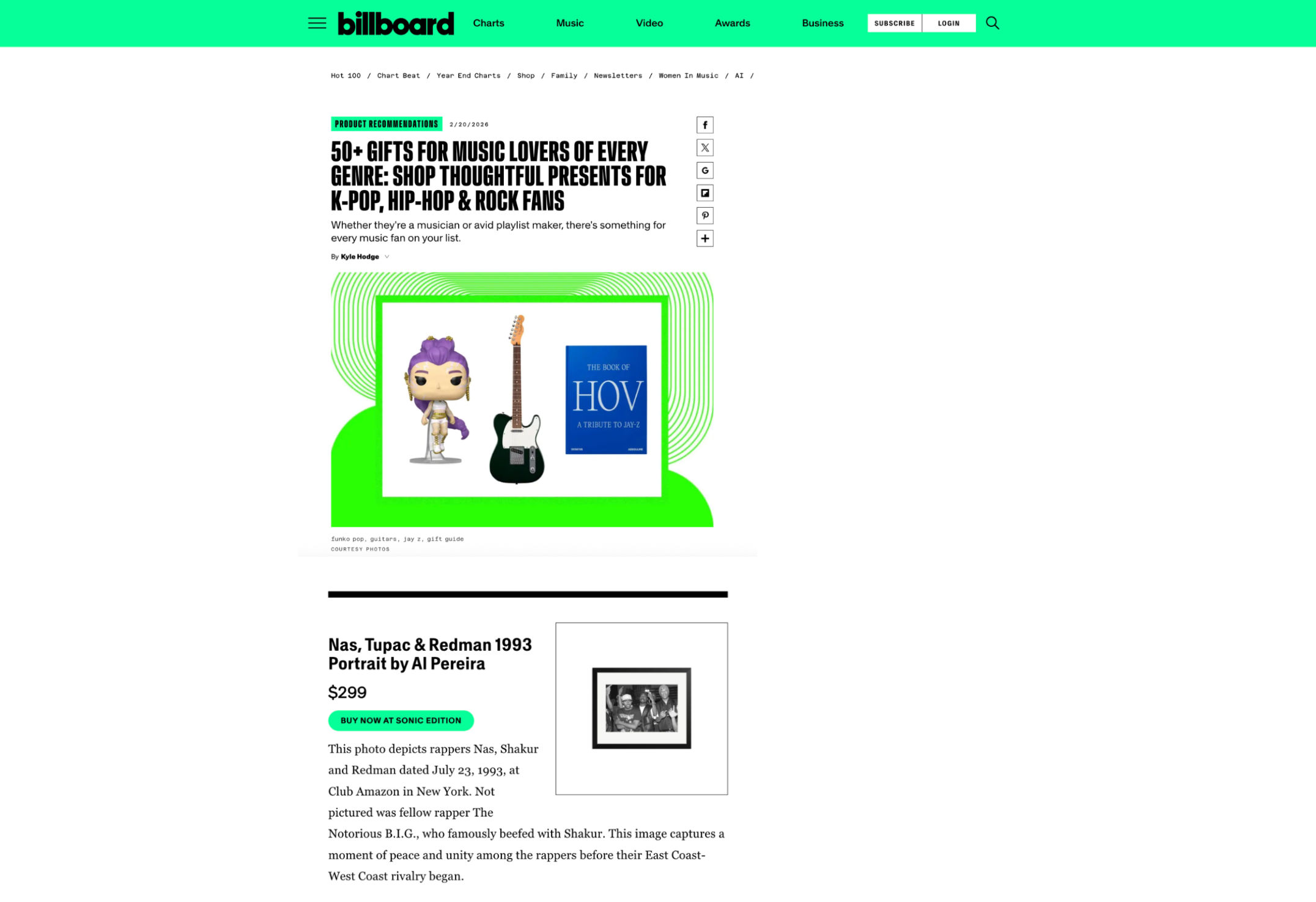 50+ Gifts for Music Lovers of Every Genre: Shop Thoughtful Presents for K-Pop, Hip-Hop & Rock Fans