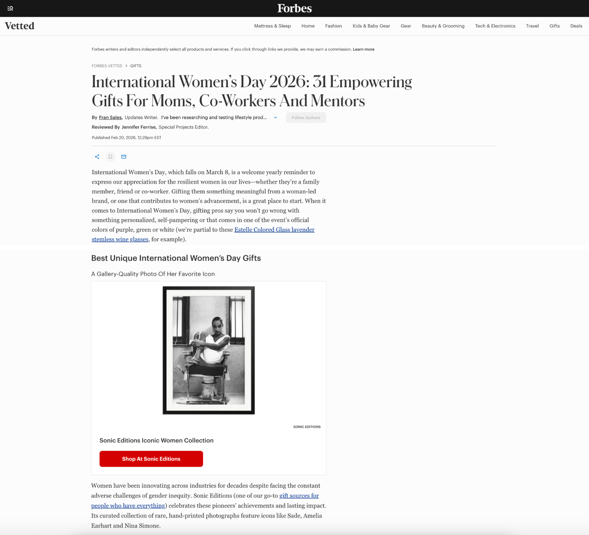 International Women’s Day 2026: 31 Empowering Gifts For Moms, Co-Workers And Mentors