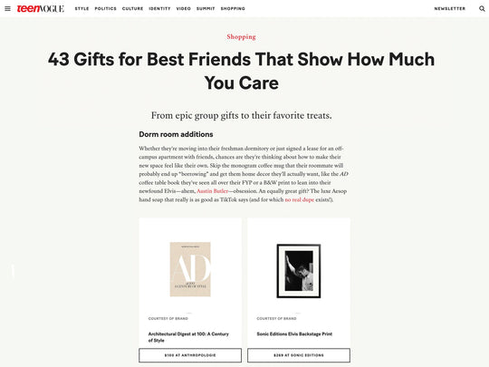 Teen Vogue: 59 Thoughtful Best Friend Gift Ideas that are Super Touching