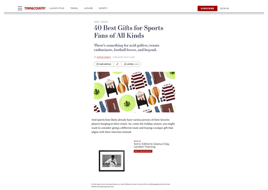 Town and Country: 40 Best Gifts for Sports Fans of All Kinds