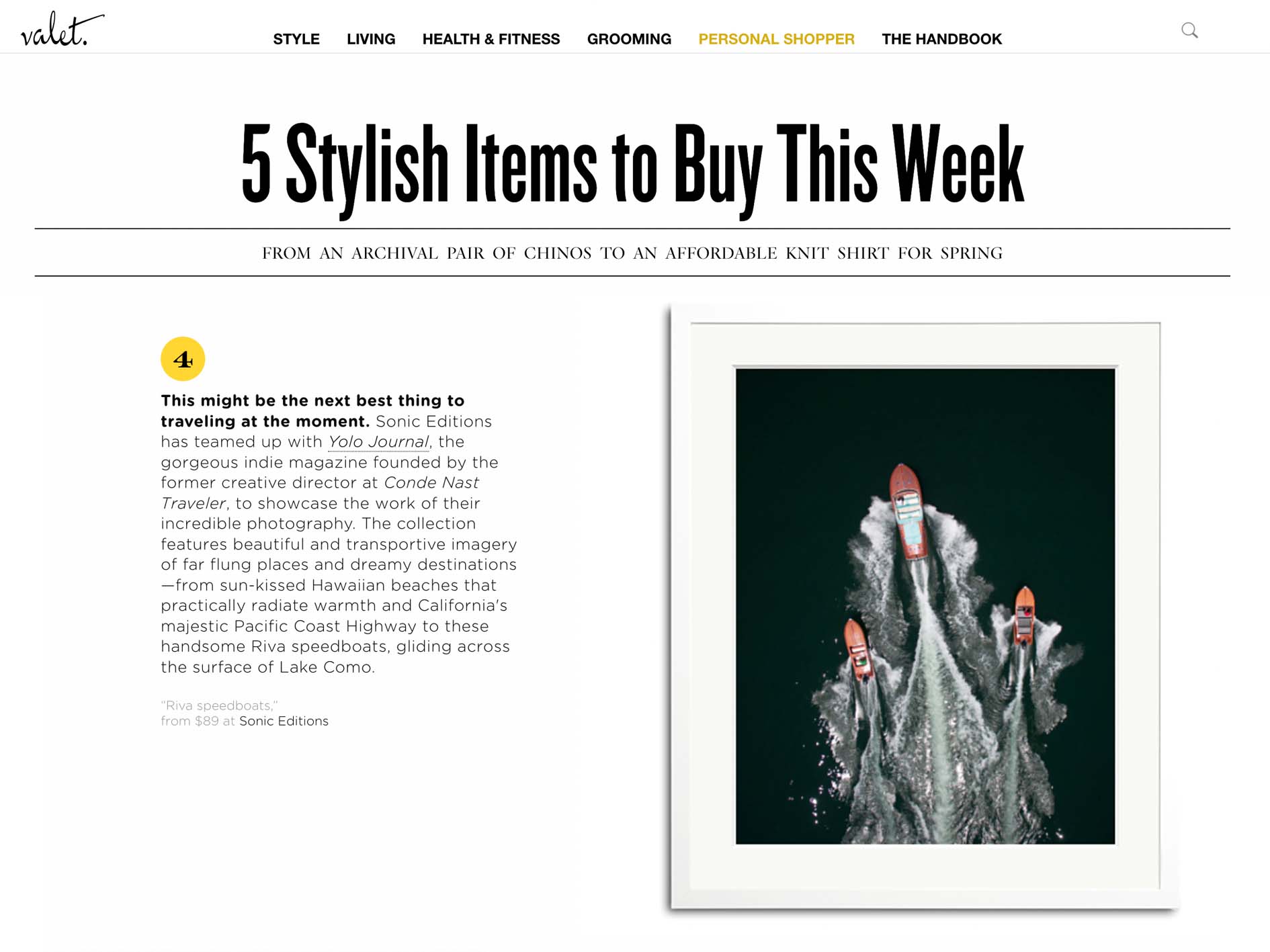 Valet: 5 Stylish Items to Buy This Week