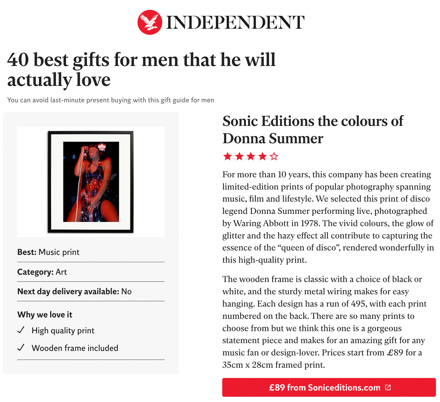 The Independent: 40 Best Gifts for Men that He Will Love