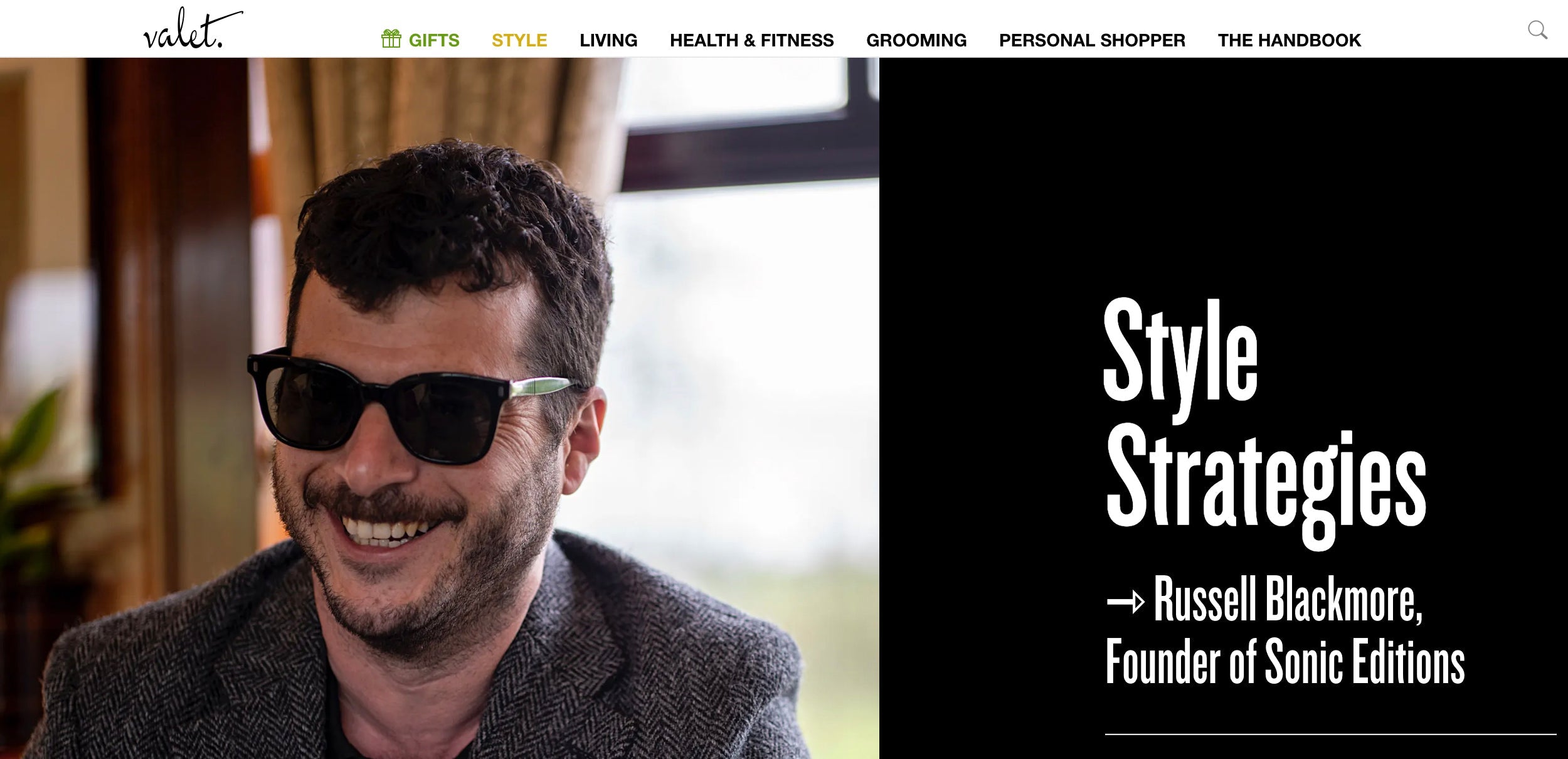 Valet: How Russell Blackmore Shops