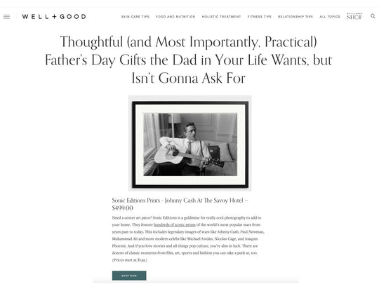 Well + Good: Thoughtful and Most Importantly Practical Father's Day Gifts
