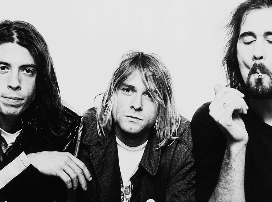 ミュージシャン NIRVANA 00S MONOCHROME PORTRAIT DELTAXL Nirvana - Band Photo Picture Disc - Real Vinyl 12