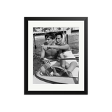 Alain Delon and Bella Darvi