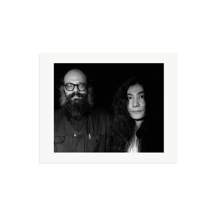 Allen Ginsberg with Yoko Ono | Framed Photography Allen Ginsberg with Yoko Ono | Framed Photography