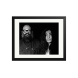 Allen Ginsberg with Yoko Ono