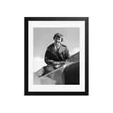 Amelia Earhart in the Cockpit