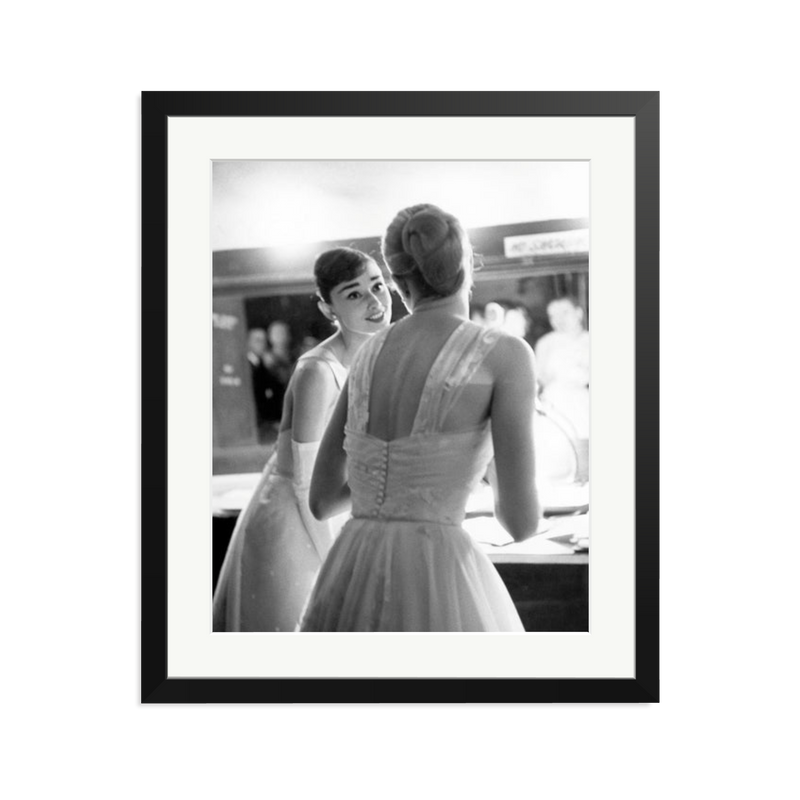 Audrey Hepburn and Grace Kelly