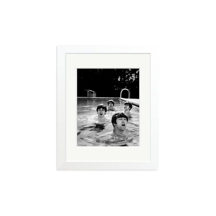 Beatles Taking a Dip | Framed Photography