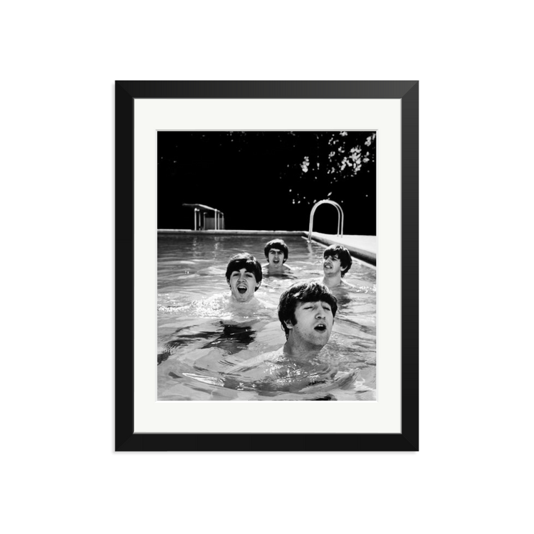 Beatles Taking a Dip | Framed Photography