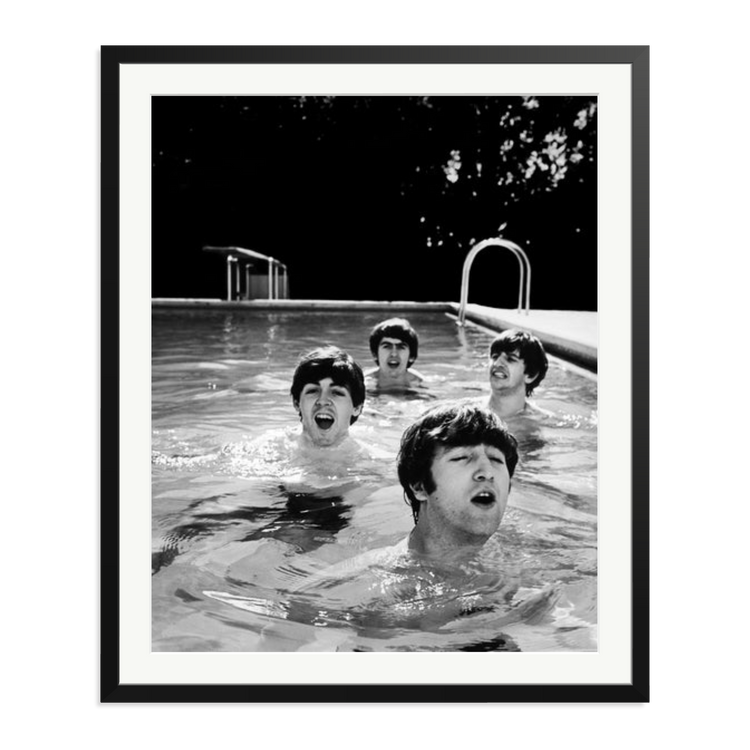 Beatles Taking a Dip | Framed Photography