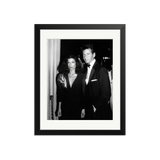 Bianca Jagger and Calvin Klein