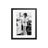 Bianca Jagger at London Airport