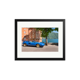 Blue Lamborghini Countach