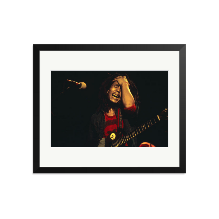 Bob Marley 1975 by Anwar Hussein | Framed Photography