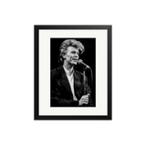 Bowie on stage, 1987