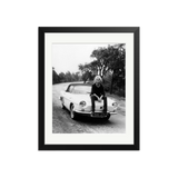 Brigitte on the Bonnet