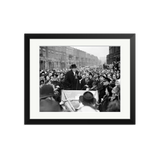 Churchill Speaking on Blythe Road