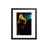 Debbie Harry of Blondie performing live