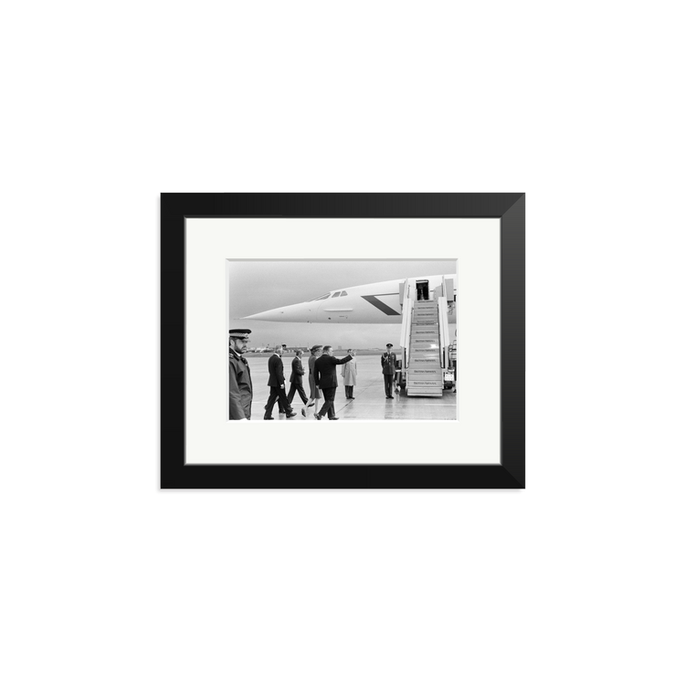 Diana Boarding Concorde Mirrorpix | Framed Photography | Sonic Editions