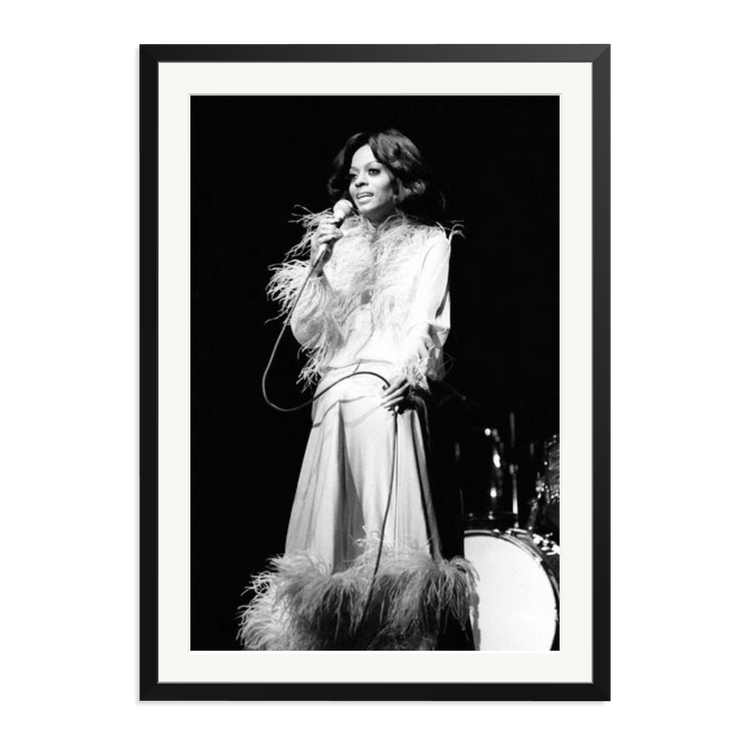 Diana Ross, 1976 by Richard E. Aaron | Framed Photography
