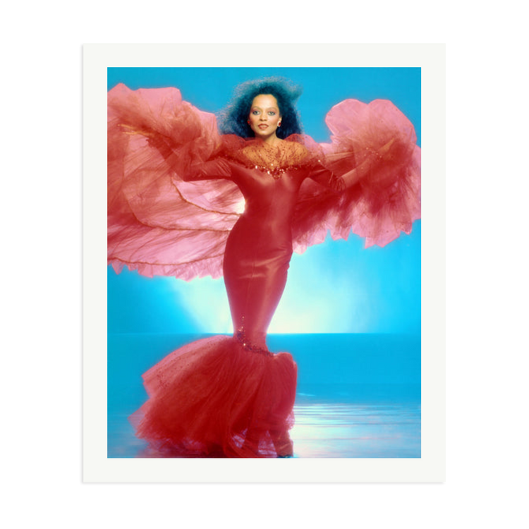 Diana Ross, 1987 by Harry Langdon | Framed Photography