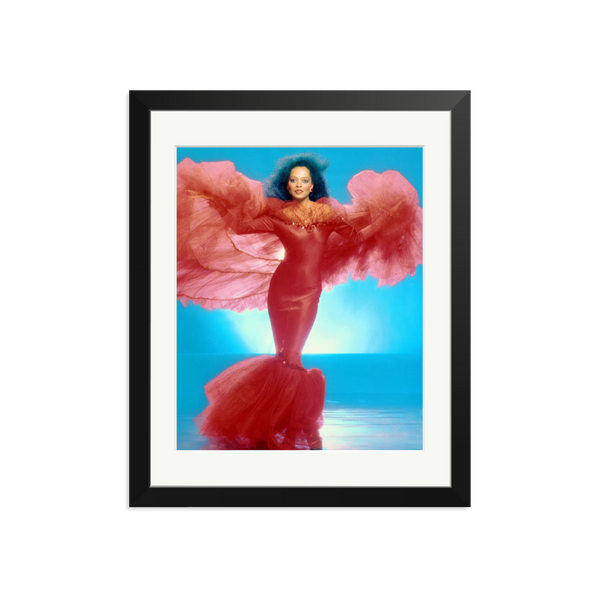 ダイアナ・ロス Diana Ross, 1987 by Harry Langdon | Framed Photography