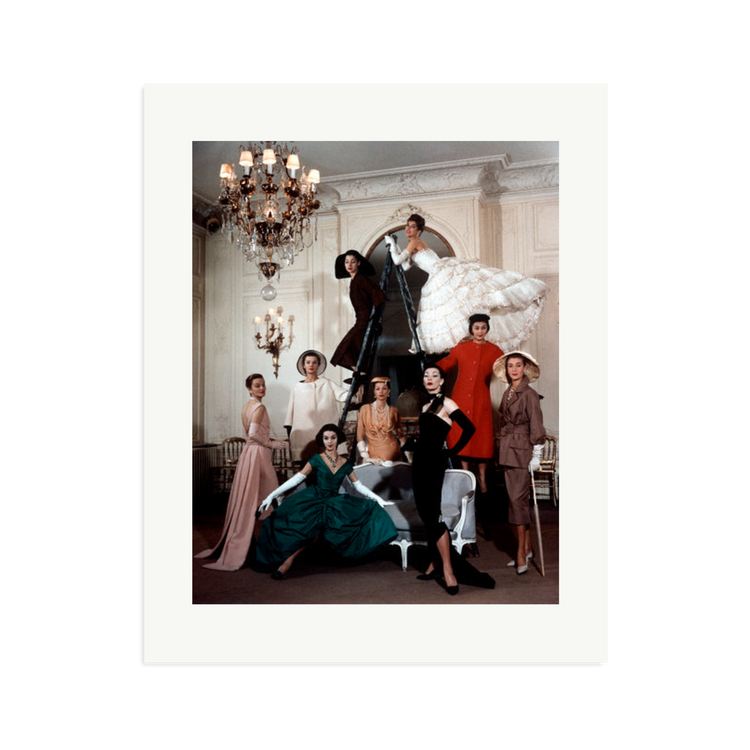 Dior latest dresses, 1957 | Framed Photography
