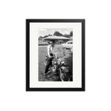 Elvis Presley on his Harley Davidson