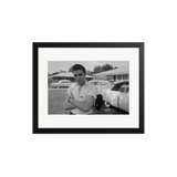Elvis Presley with his Cadillacs