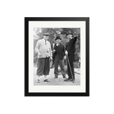 Filming the golf scene for "Goldfinger"