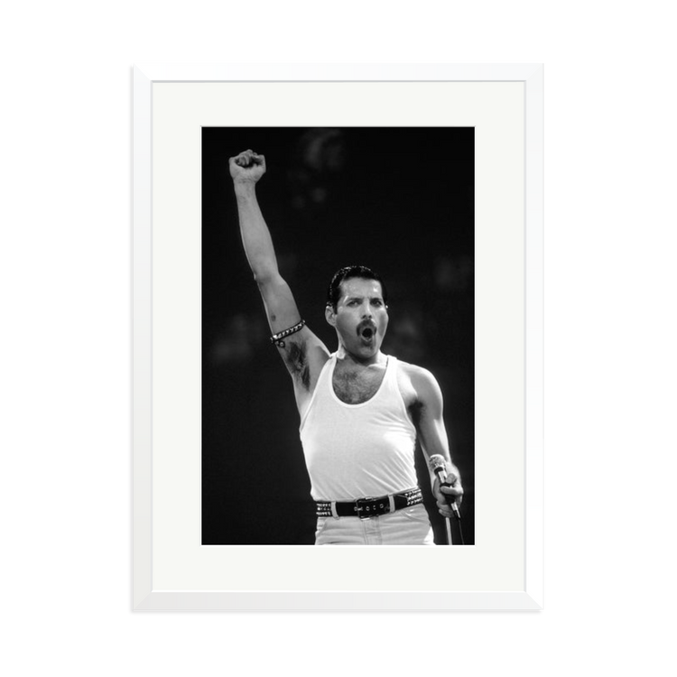 Freddie Mercury, Live Aid Concert | Framed Photography