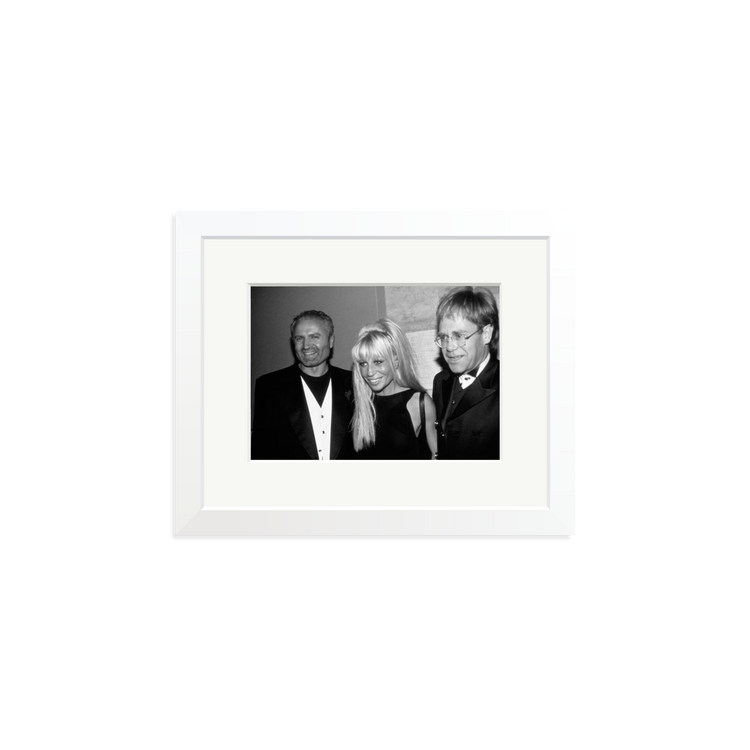 Gianni and Donatella Versace with Elton John | Photography