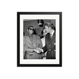 Hallyday Greets Ray Charles