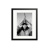 Ice Cube posing - B&W