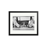 James Dean Chilling in The Car