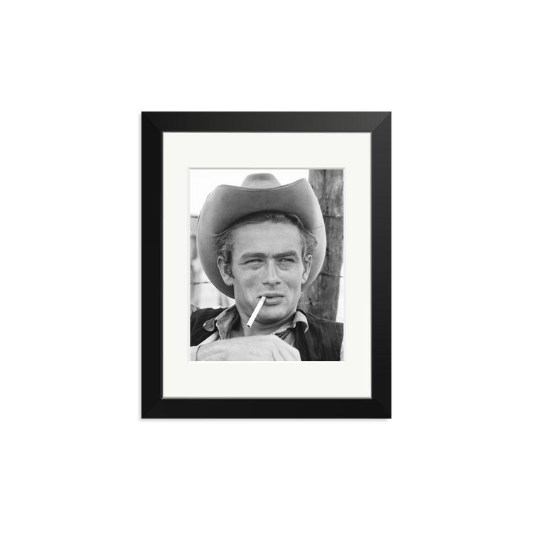 James Dean On The Set Of 'Giant' | Framed Photography