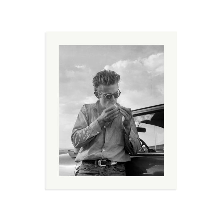 james dean cigarette case James Dean Smoking On Set by Richard C. Miller