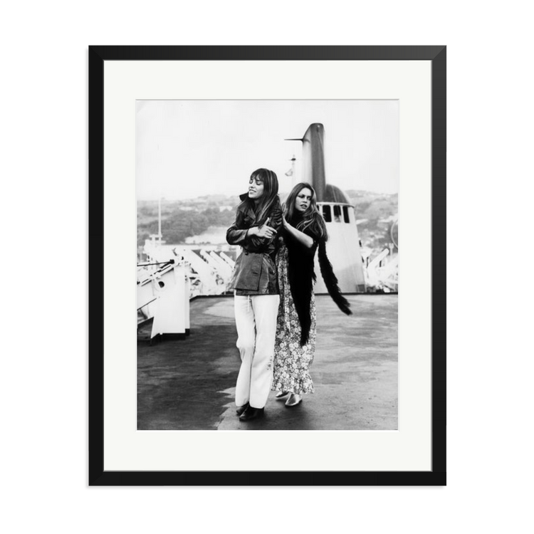 Jane Birkin and Brigitte Bardot | Framed Photography