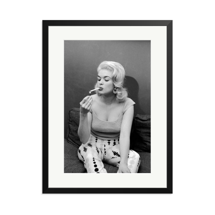 Jayne Mansfield Smoking