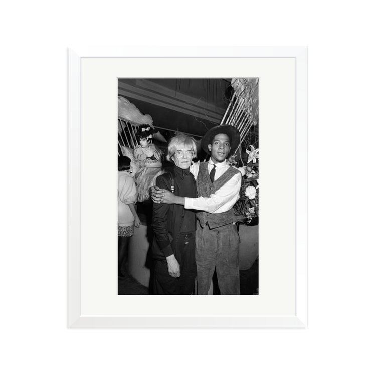 Jean-Michel Basquiat and Andy Warhol | Framed Photography